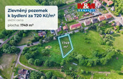 Prodej pozemku k bydlení, 1747 m2, Meziměstí, ul. Tovární, cena 1259000 CZK / objekt, nabízí 